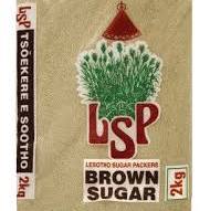 Lsp Brown suger 2kg (tsoekere)