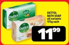 DETTOL BATH SOAP all variants