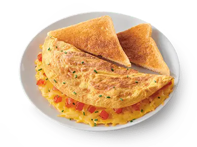 Cheese and Tomato Omelette 