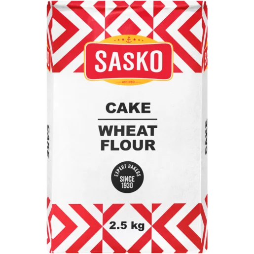 Sasko white wheat flour 2.5kg (phofo ea bohobe)