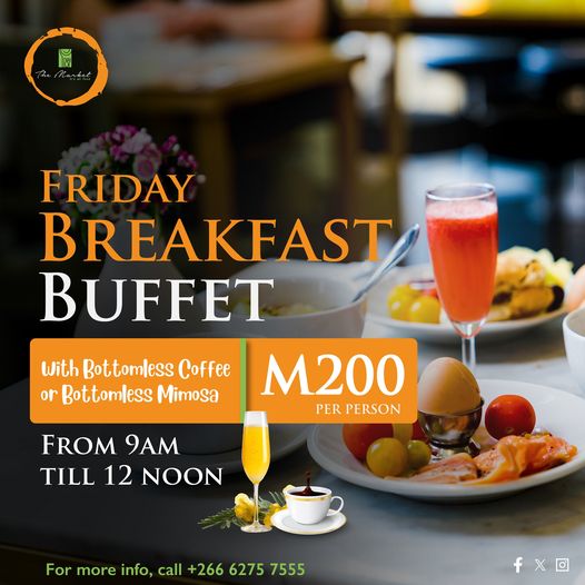  Friday Break fast Buffet per person 200